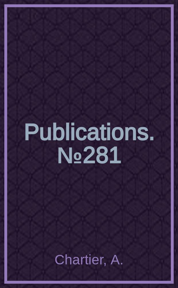 [Publications]. №281 : Fifteenth-century English translations ...