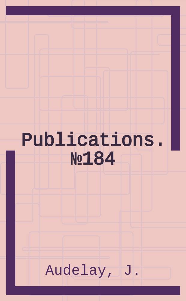 [Publications]. №184 : The poems ...