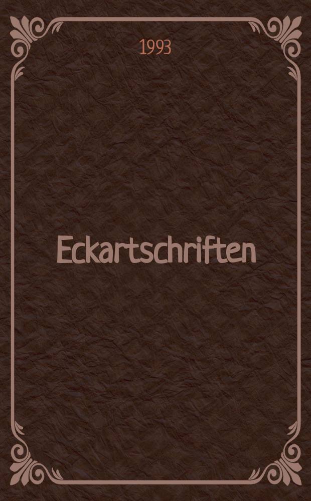 Eckartschriften