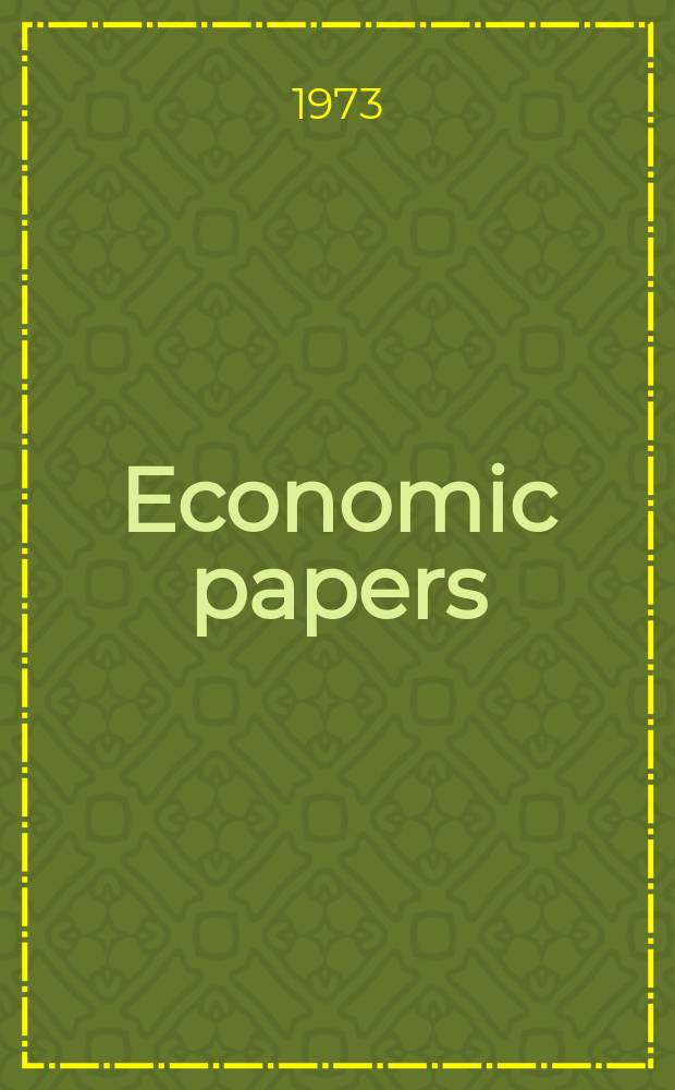 Economic papers