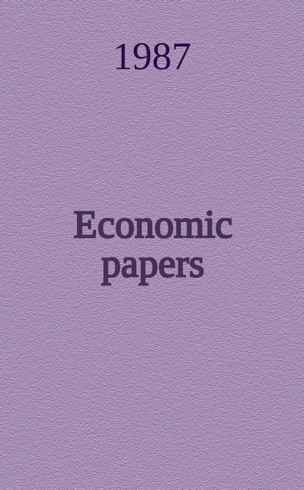Economic papers