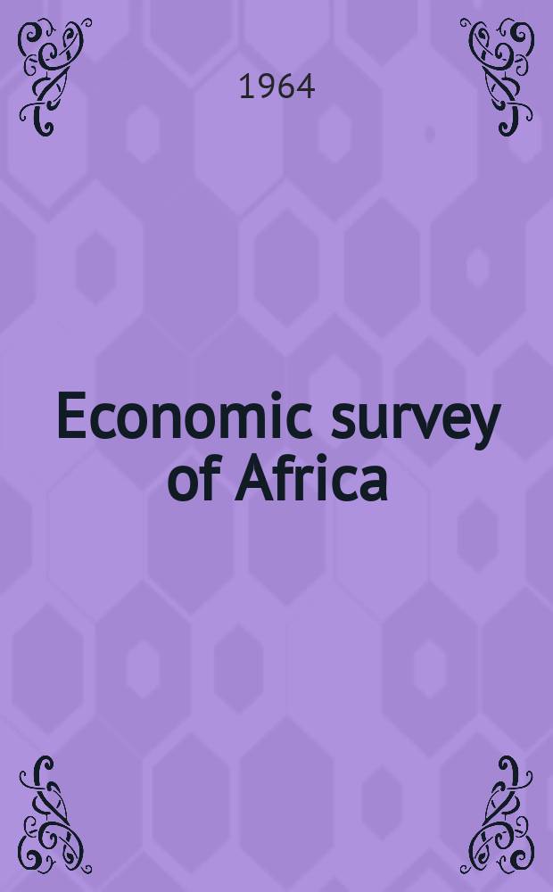 Economic survey of Africa