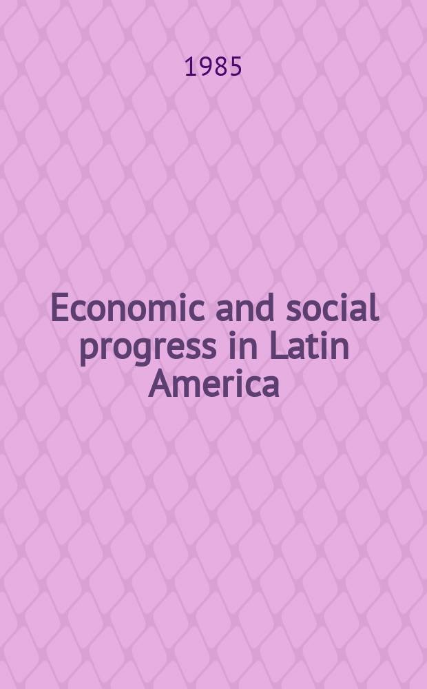 Economic and social progress in Latin America : (External debt: crisis and adjustment)