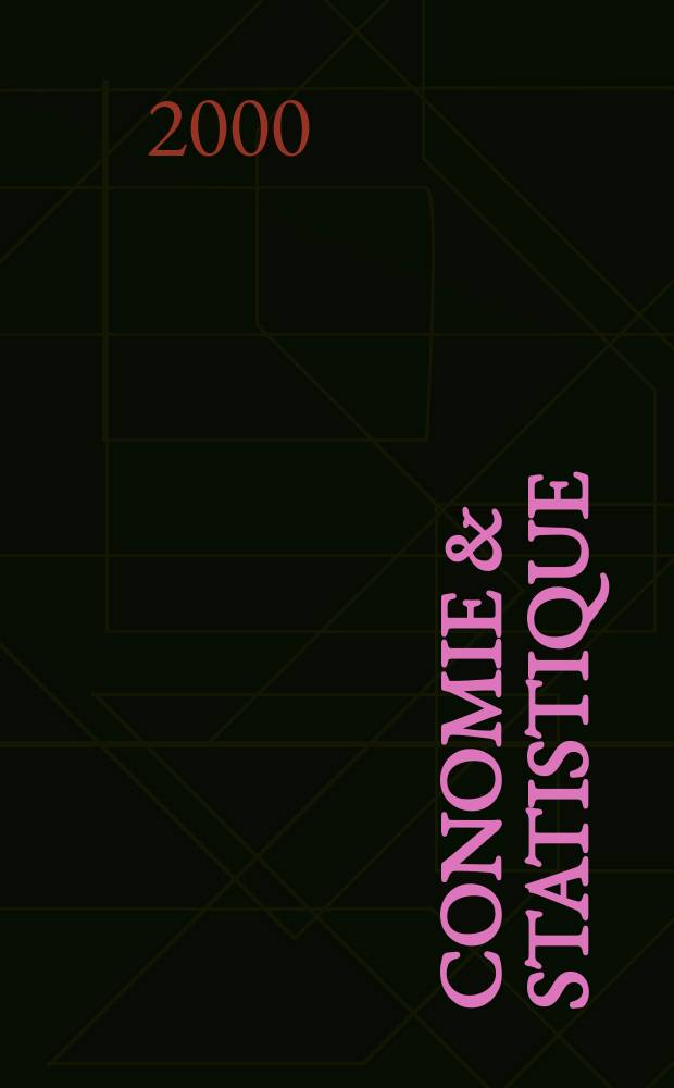 Économie & statistique : Revue mensuelle. 2000, №331