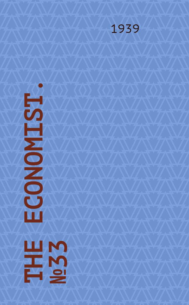 The Economist. №33