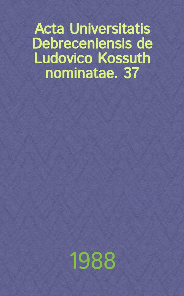 Acta Universitatis Debreceniensis de Ludovico Kossuth nominatae. 37/39 : Революционные движение в истории России