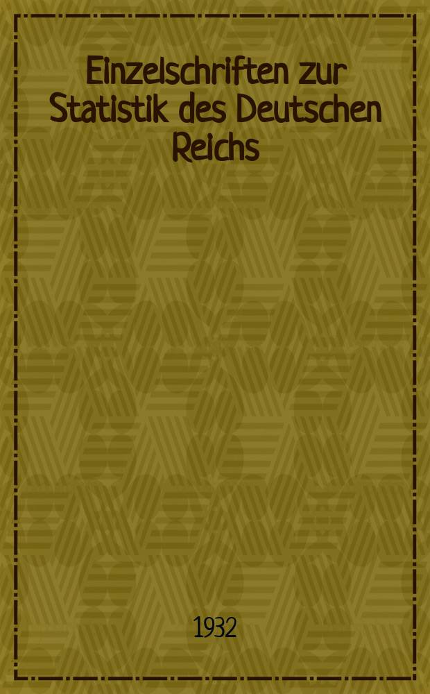 Einzelschriften zur Statistik des Deutschen Reichs : Bearb. im Statistischen Reichsamt. №22 : Die Liebenshaltung von 200 Arbeiter-, Angestellten- und Beamtenhaushaltungen