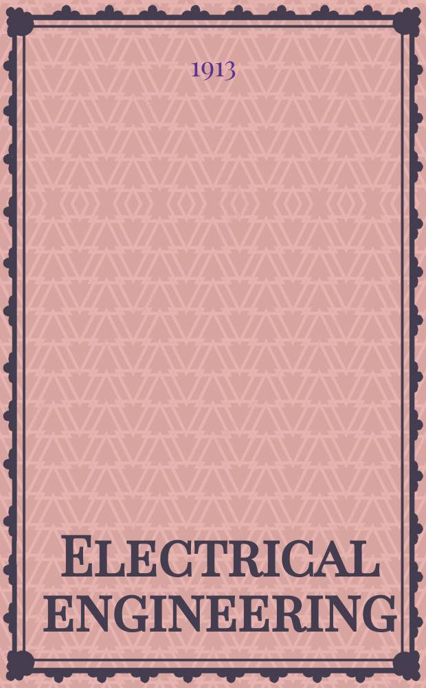 Electrical engineering : Form : Archiv für Elektrotechnik : Research j