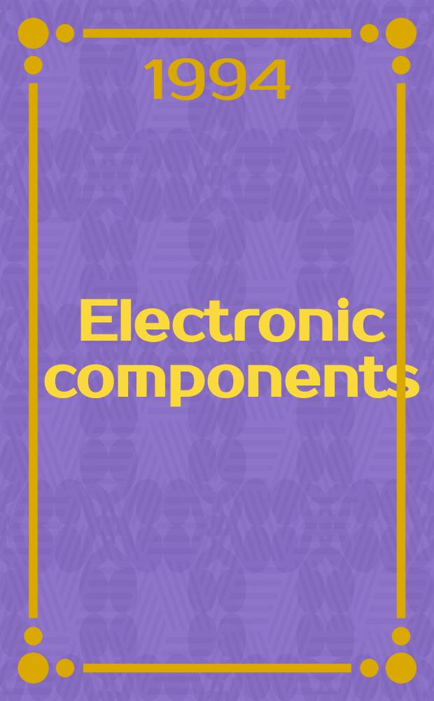 Electronic components : Global sources for Europ. importers
