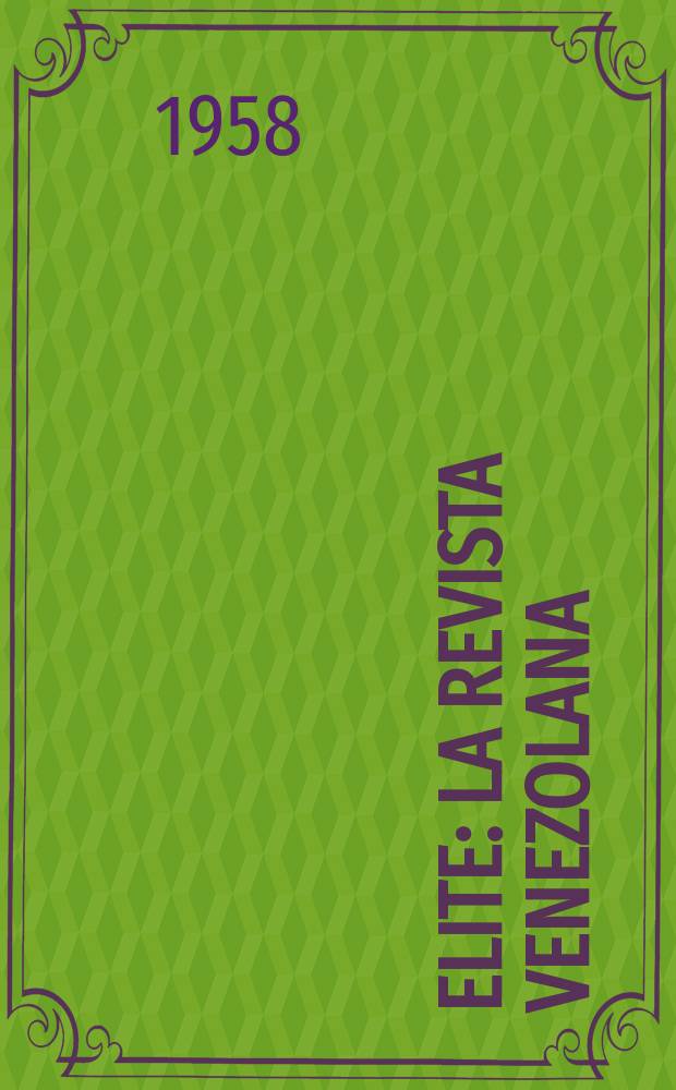 Elite : La revista venezolana