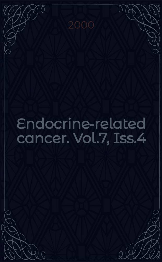 Endocrine-related cancer. Vol.7, Iss.4