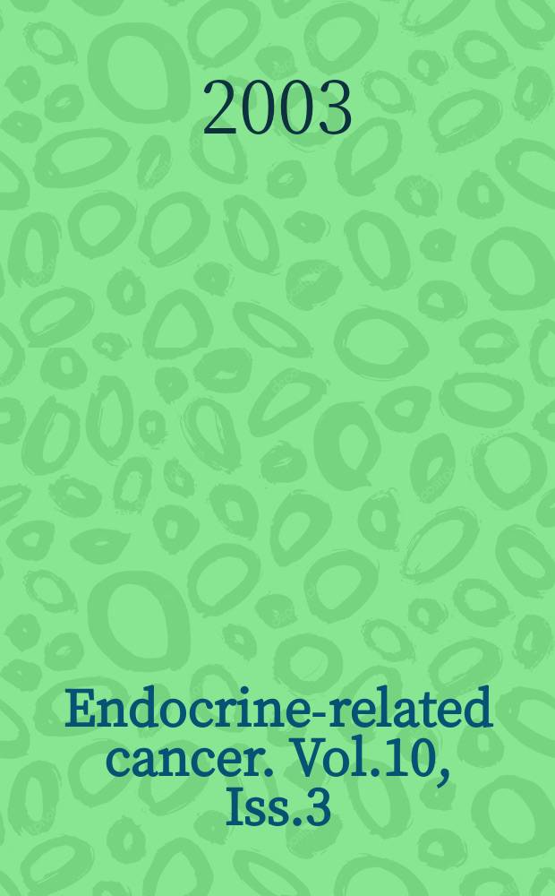 Endocrine-related cancer. Vol.10, Iss.3