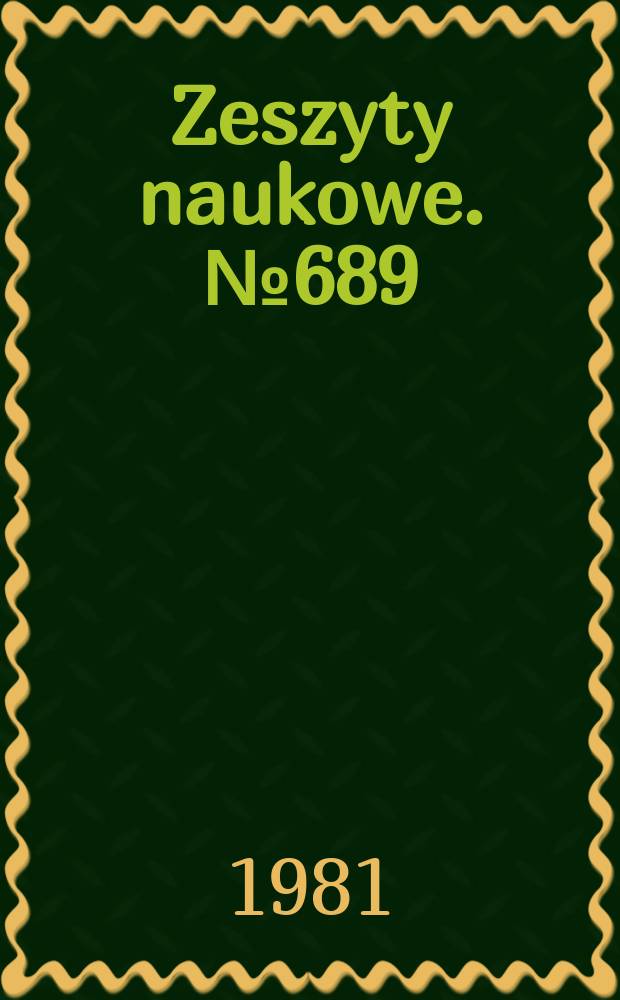 Zeszyty naukowe. № 689 : (Prace Instytutu elektroenergetyki i sterowania układów)