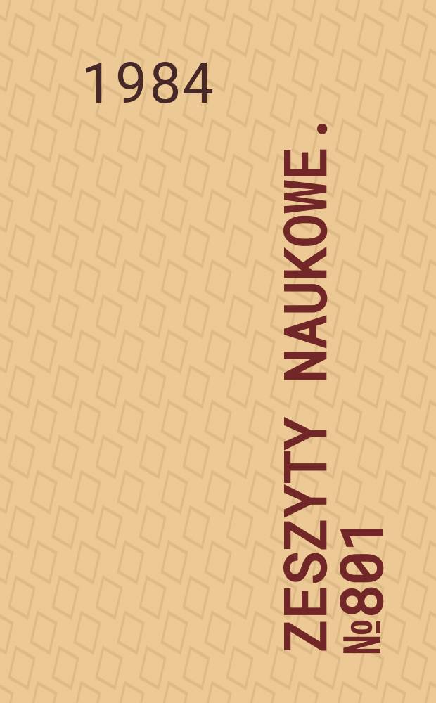 Zeszyty naukowe. № 801 : Komparatory immitancji wzorców i ich podzespoły