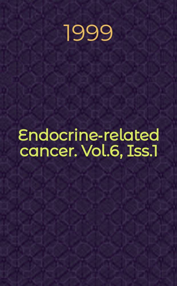 Endocrine-related cancer. Vol.6, Iss.1 : (Cell death in breast cancer)