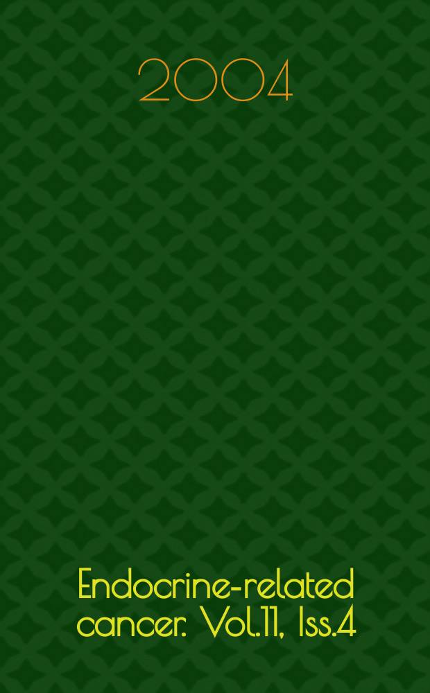 Endocrine-related cancer. Vol.11, Iss.4