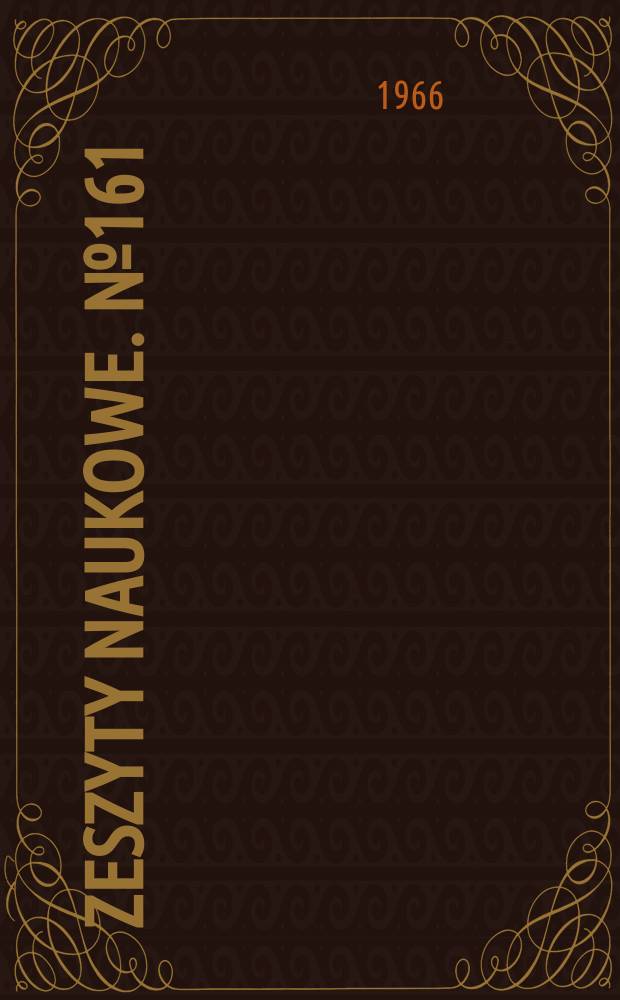 Zeszyty naukowe. № 161 : (VI Seminarium maszyn, napędów i urządzeń elektrycznych)