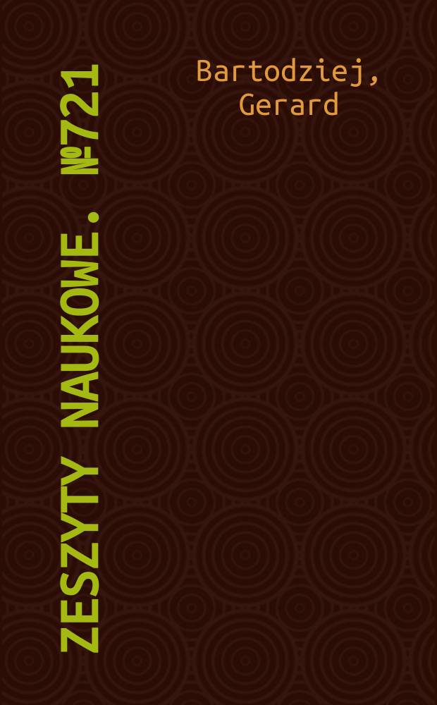 Zeszyty naukowe. № 721 : Modele elektrycznych złączy stykowych