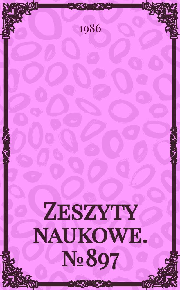 Zeszyty naukowe. № 897 : Momenty pasożytnicze w maszynach asynchronicznych