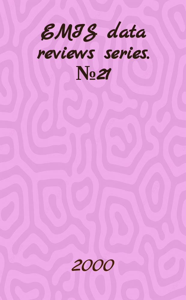 EMIS data reviews series. №21 : Properties, processing and applications of indium phosphide