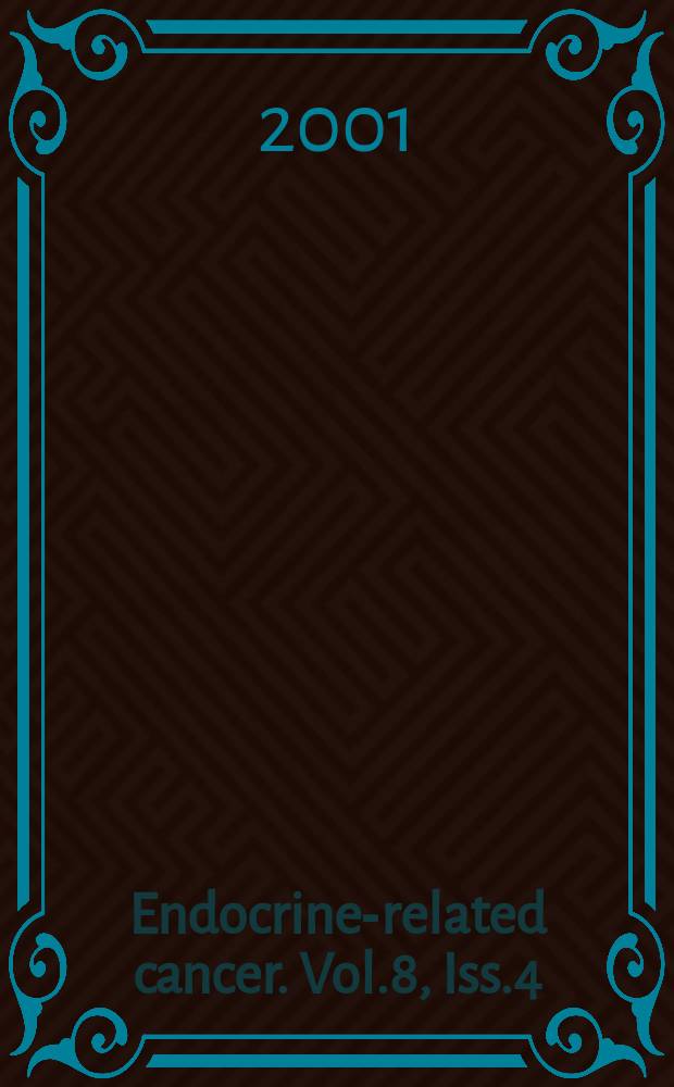 Endocrine-related cancer. Vol.8, Iss.4