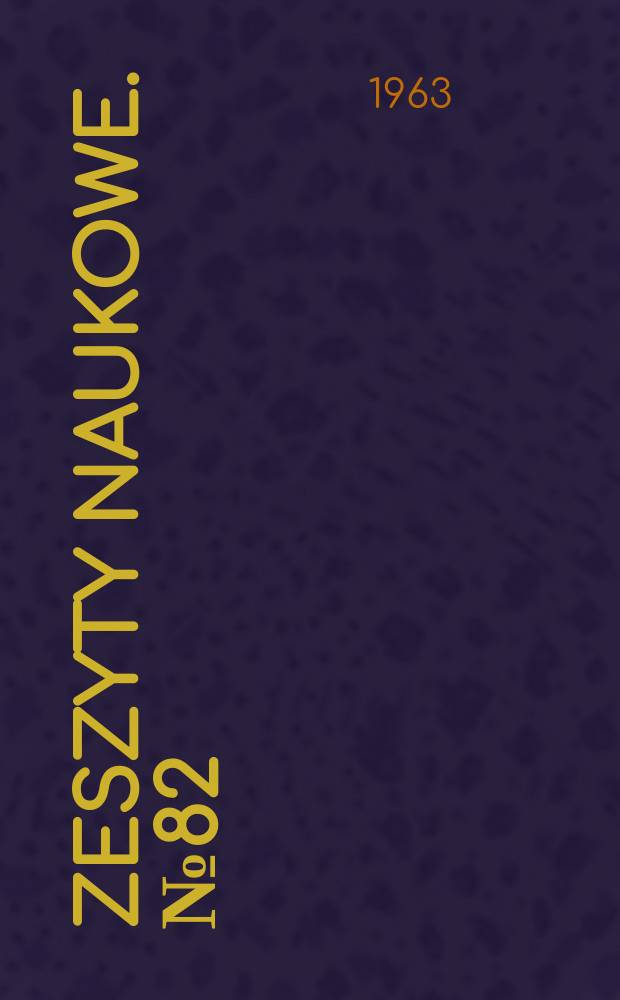 Zeszyty naukowe. № 82 : (VI Seminarium maszyn, napędów i urządzeń elektrycznych)