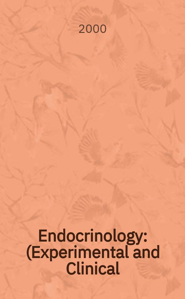 Endocrinology : (Experimental and Clinical) Section III of Excerpta medica. Vol.99, №7