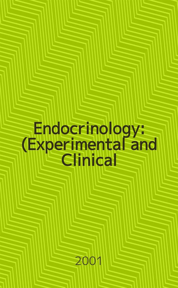 Endocrinology : (Experimental and Clinical) Section III of Excerpta medica. Vol.102, №1