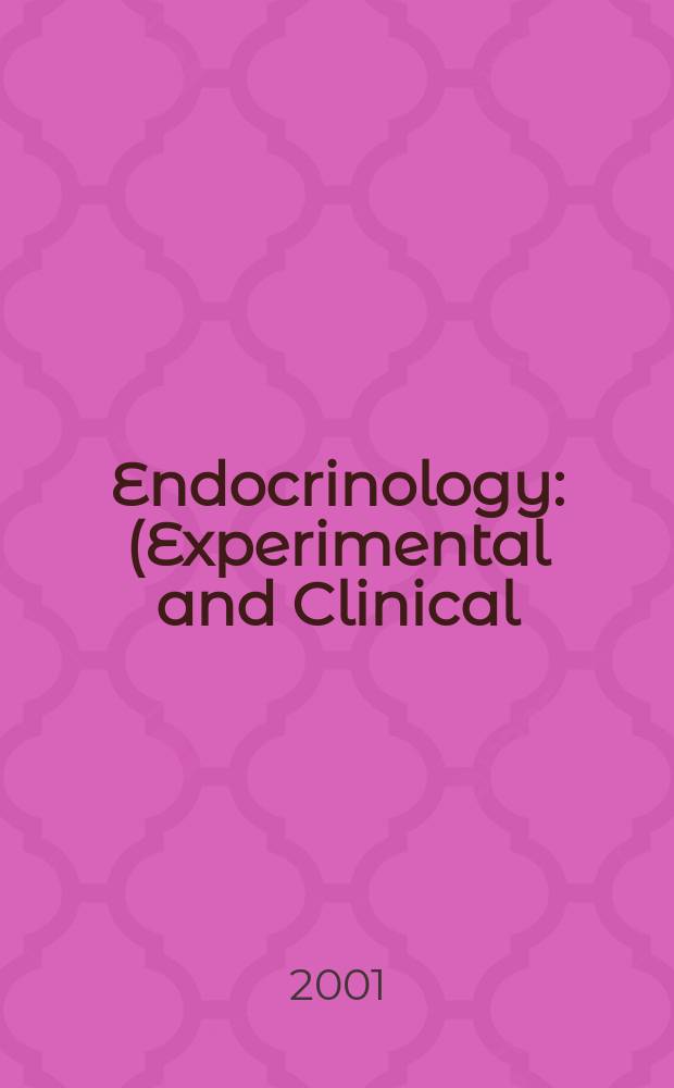 Endocrinology : (Experimental and Clinical) Section III of Excerpta medica. Vol.102, №3