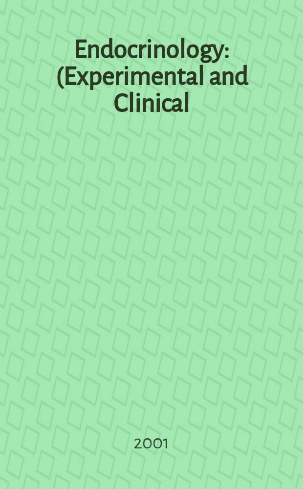 Endocrinology : (Experimental and Clinical) Section III of Excerpta medica. Vol.103, №7