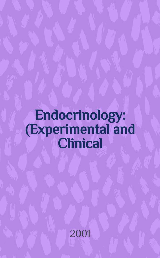 Endocrinology : (Experimental and Clinical) Section III of Excerpta medica. Vol.103, №8
