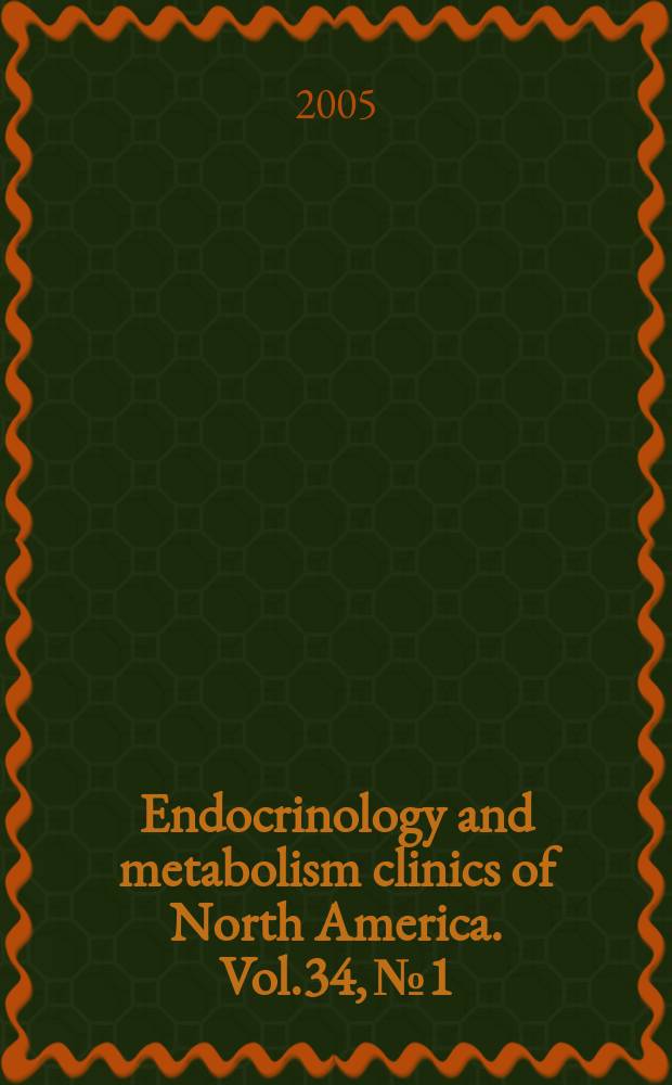Endocrinology and metabolism clinics of North America. Vol.34, №1 : Type 2 diabetes and cardiovascular disease