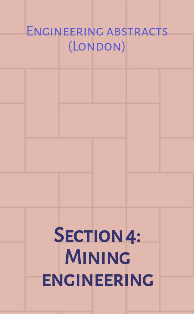 Section 4 : Mining engineering