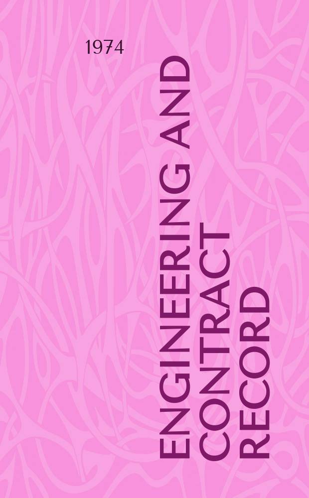 Engineering and contract record : For engineering construction management. Vol.87, №13 : (Product distribution directory 1975)