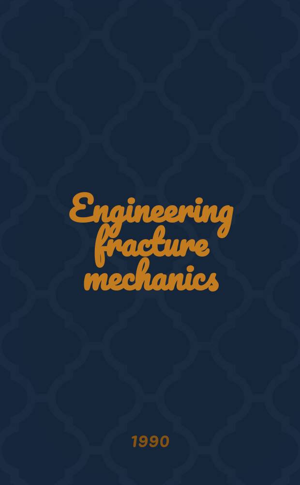 Engineering fracture mechanics : An intern. j. Vol.35, №4/5 : Fracture and damage of concrete and rock