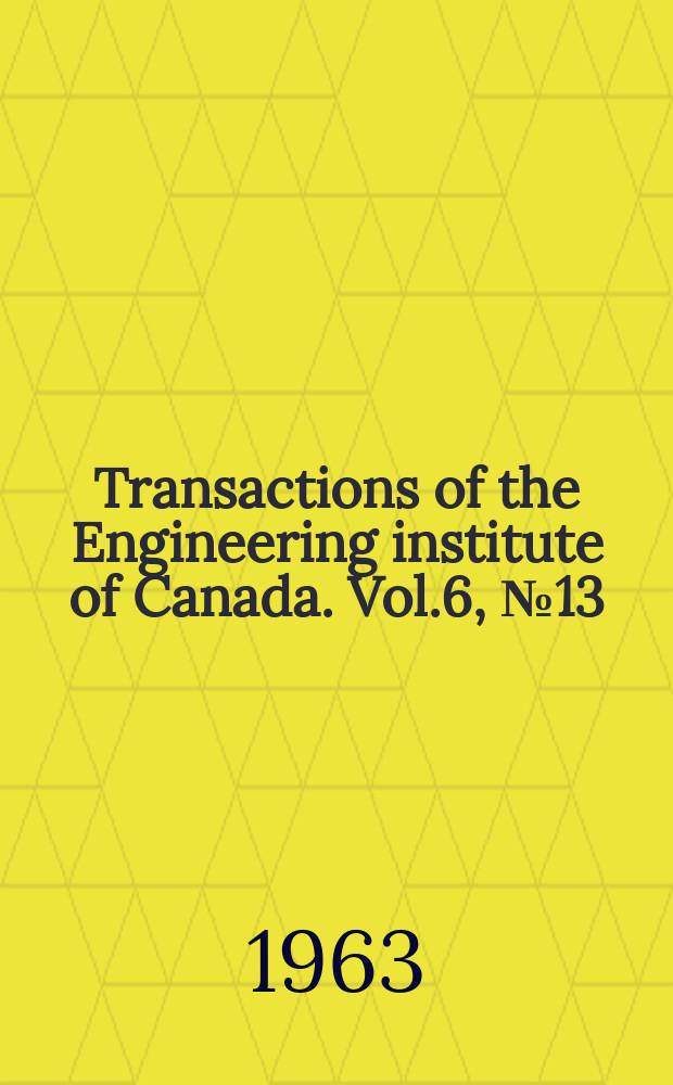 Transactions of the Engineering institute of Canada. Vol.6, №13 : Heat transfer to particles in high temperature surroundings