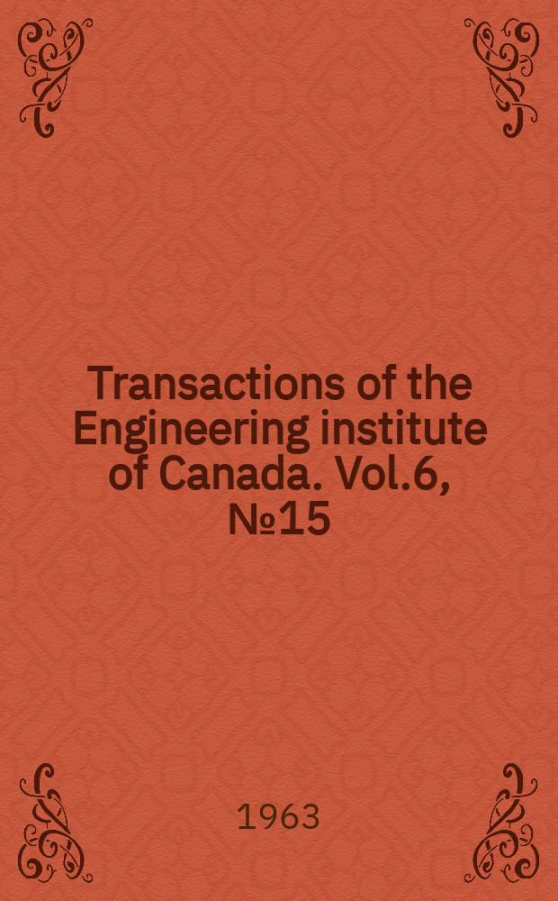Transactions of the Engineering institute of Canada. Vol.6, №15 : The Electrical power system for a high energy nuclear accelerator