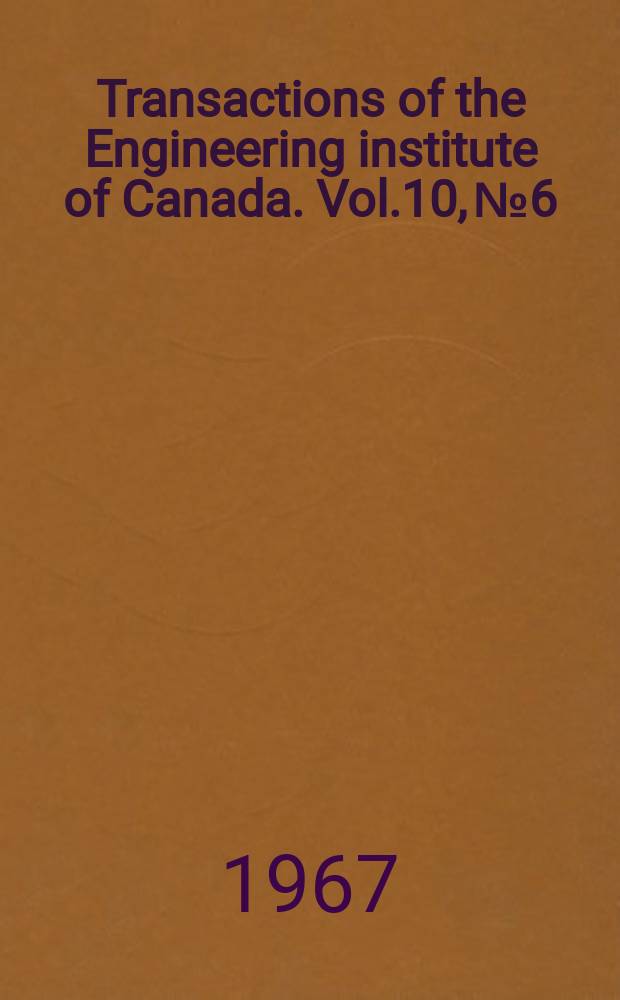 Transactions of the Engineering institute of Canada. Vol.10, №6 : A method for automatic scale division