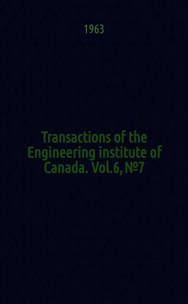 Transactions of the Engineering institute of Canada. Vol.6, №7 : The Effect of slimes on open channel transport of fluidized solids