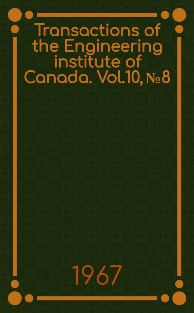 Transactions of the Engineering institute of Canada. Vol.10, №8 : Simplified deflection analysis of continuous suspension bridges