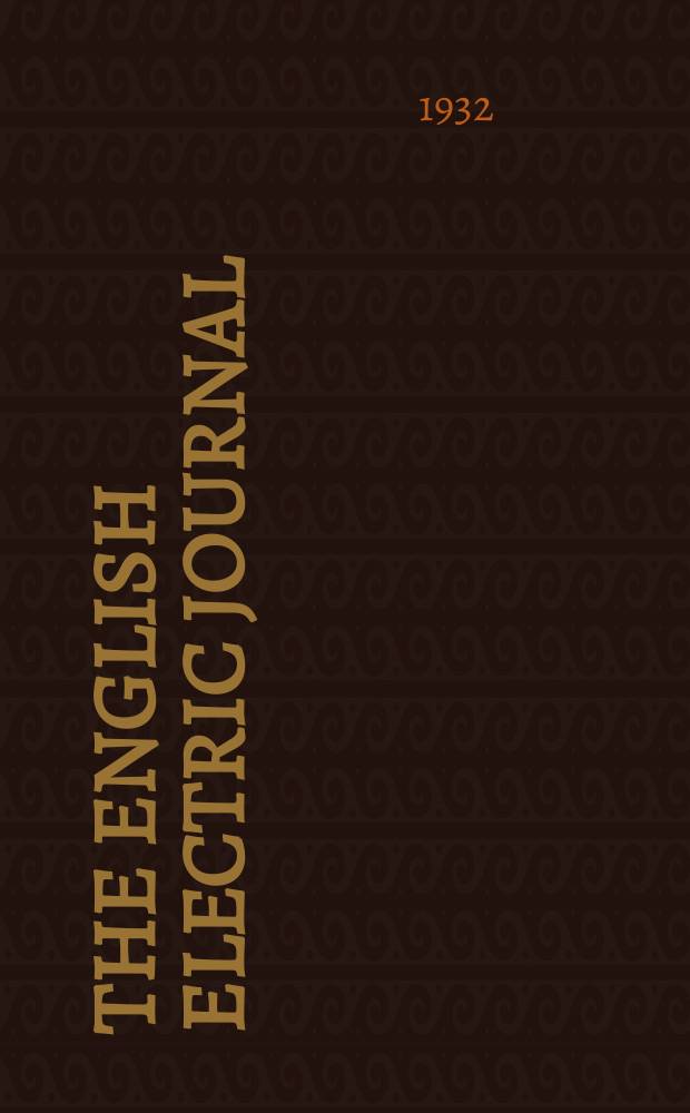 The English electric journal