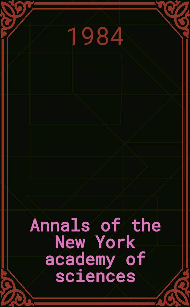 Annals of the New York academy of sciences : Late Lyceum of natural history. Enzyme engineering