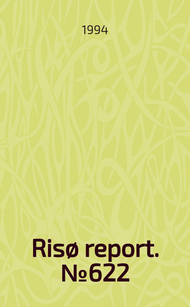 Risø report. № 622(EN)