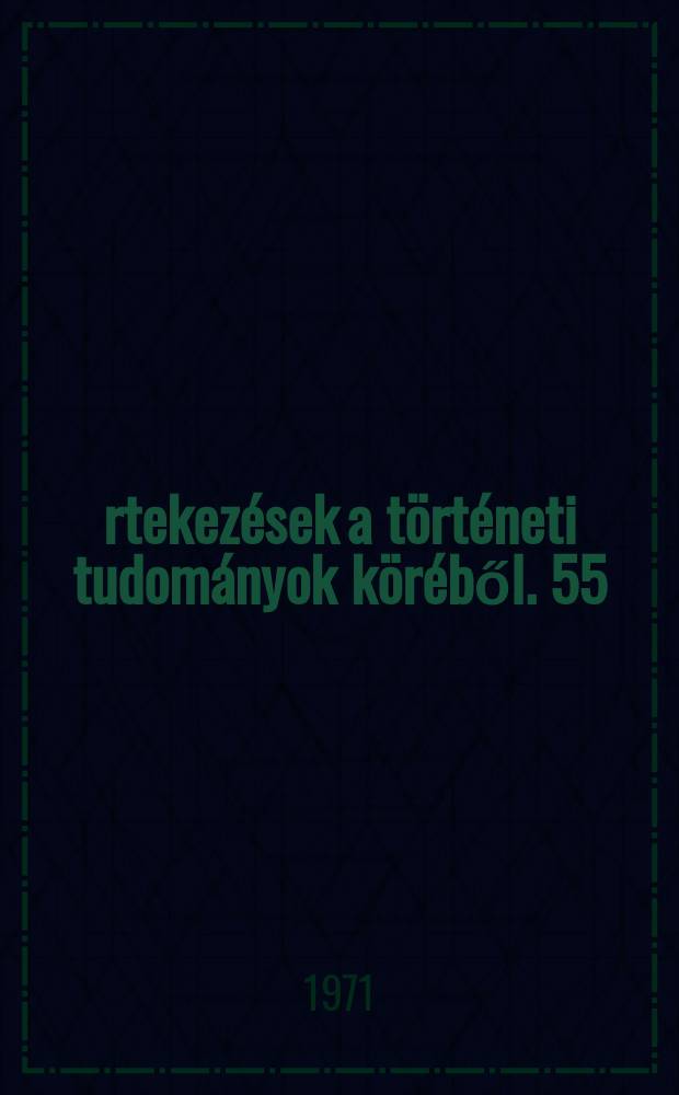 Értekezések a történeti tudományok köréből. 55 : Vita Magyarország kapitalizmuskori fejlődéséről