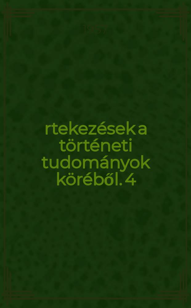 Értekezések a történeti tudományok köréből. 4 : Az "árforradalom" és a világpiaci kapcsolatok kezdeti-mozzanatai (1566-1618)