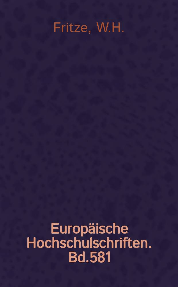 Europäische Hochschulschriften. Bd.581 : Untersuchungen zur frühslawischen ...