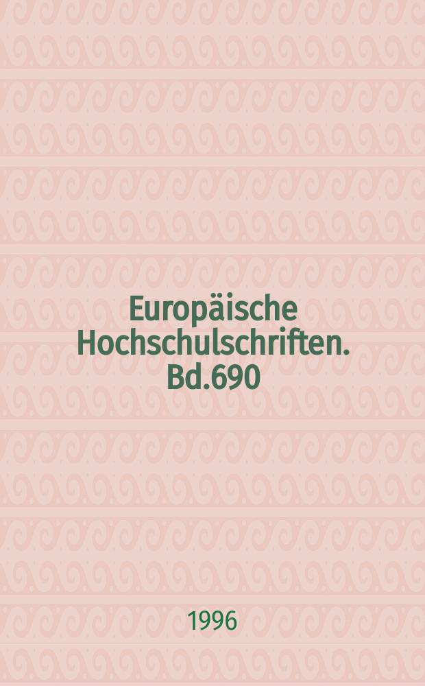 Europäische Hochschulschriften. Bd.690 : Der Vatikan und die Neuordnung Europas