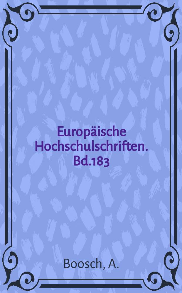 Europäische Hochschulschriften. Bd.183 : Attitüden und "Pseudoattitüden"