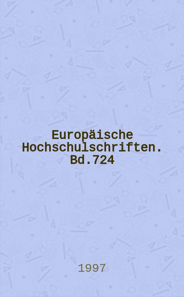 Europäische Hochschulschriften. Bd.724 : Grundlinien einer Didaktik ...