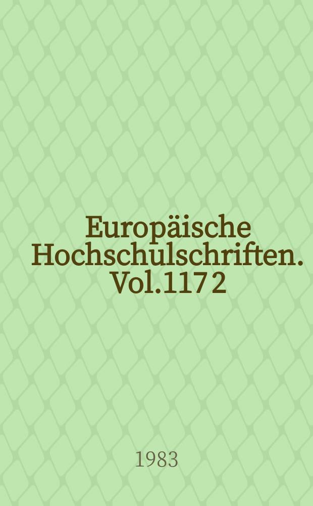 Europäische Hochschulschriften. Vol.117[2] : Récits de gueuserie et biographies criminelles ...